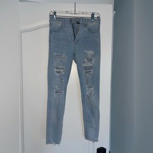 Size 4 super high rise crop jegging
